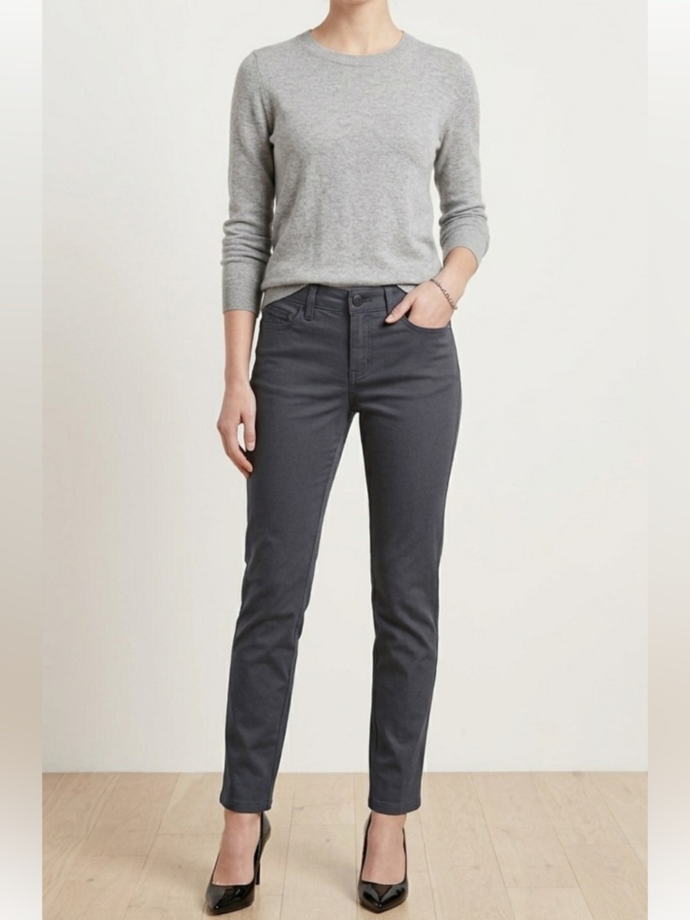 Calvin Klein Gray Straight Leg jeans